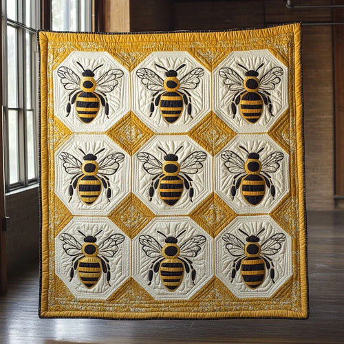 Bee Whisper Quilt Blanket