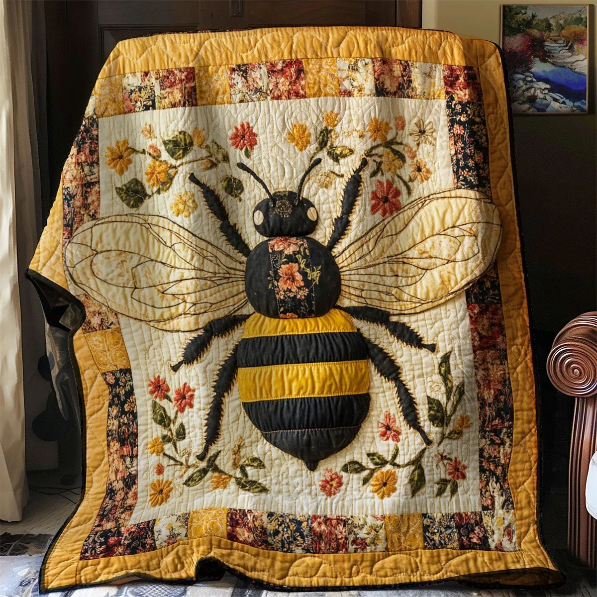 Bee Quilt Blanket