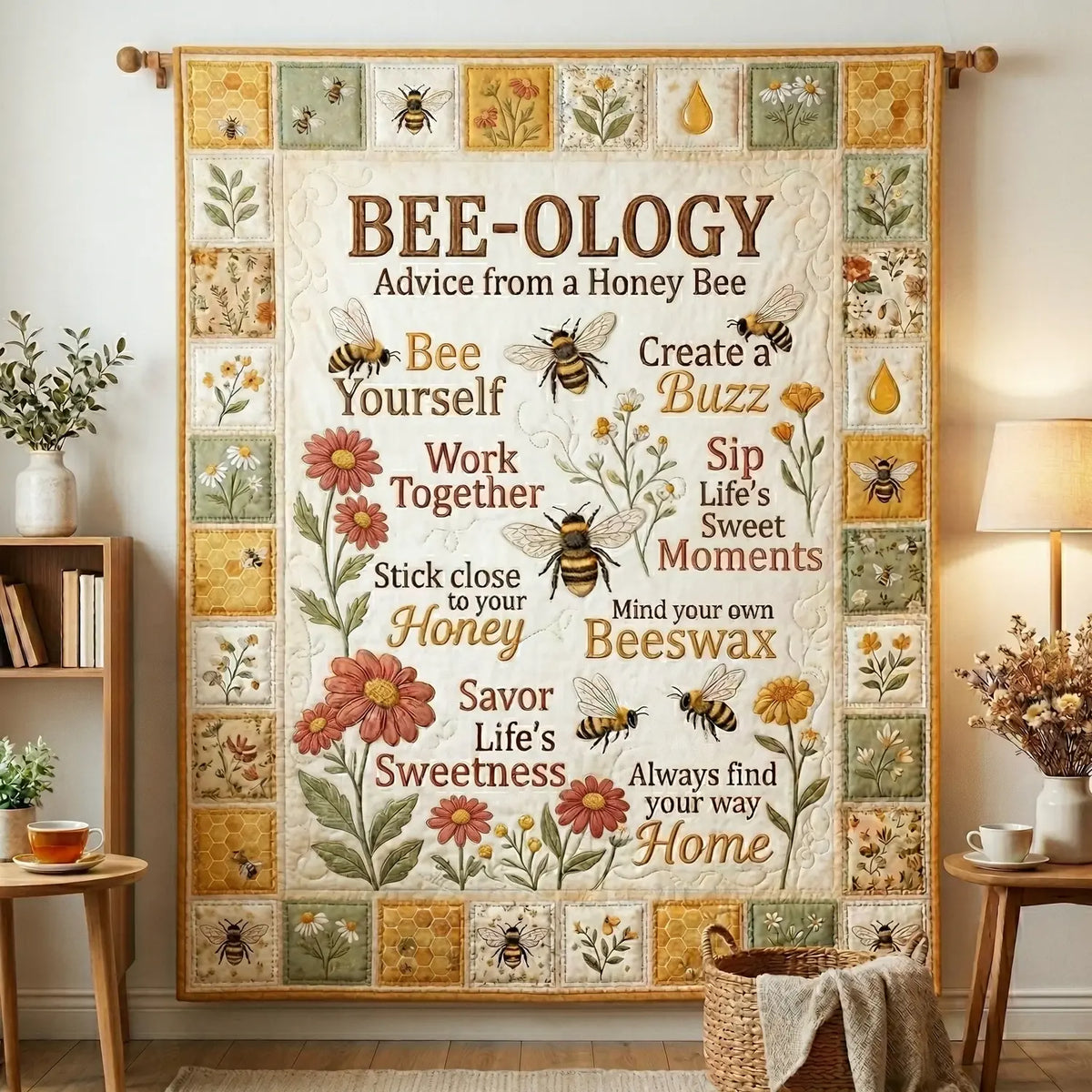 Beeology Quilt Blanket