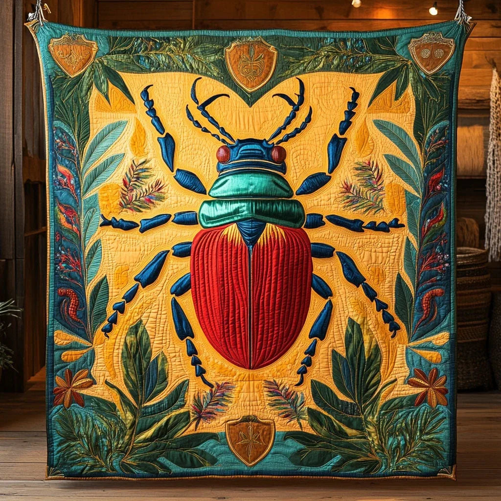 Beetle Eclipse Quilt Blanket