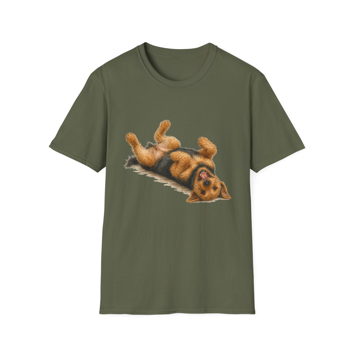 Belly Rubs Airedale Terrier Tee