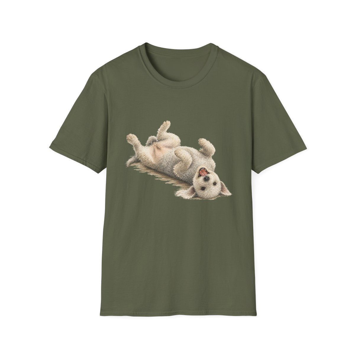 Belly Rubs Bedlington Terrier Tee