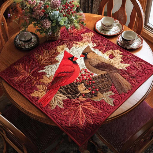 Berry Companions Quilted Table Topper