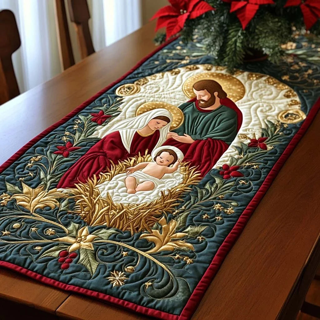 Bethlehem Blessings Quilted Table Runner