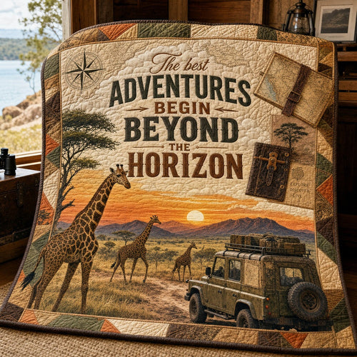 Beyond Horizon Quilt Blanket - Quilted Blanket by Wild and Way