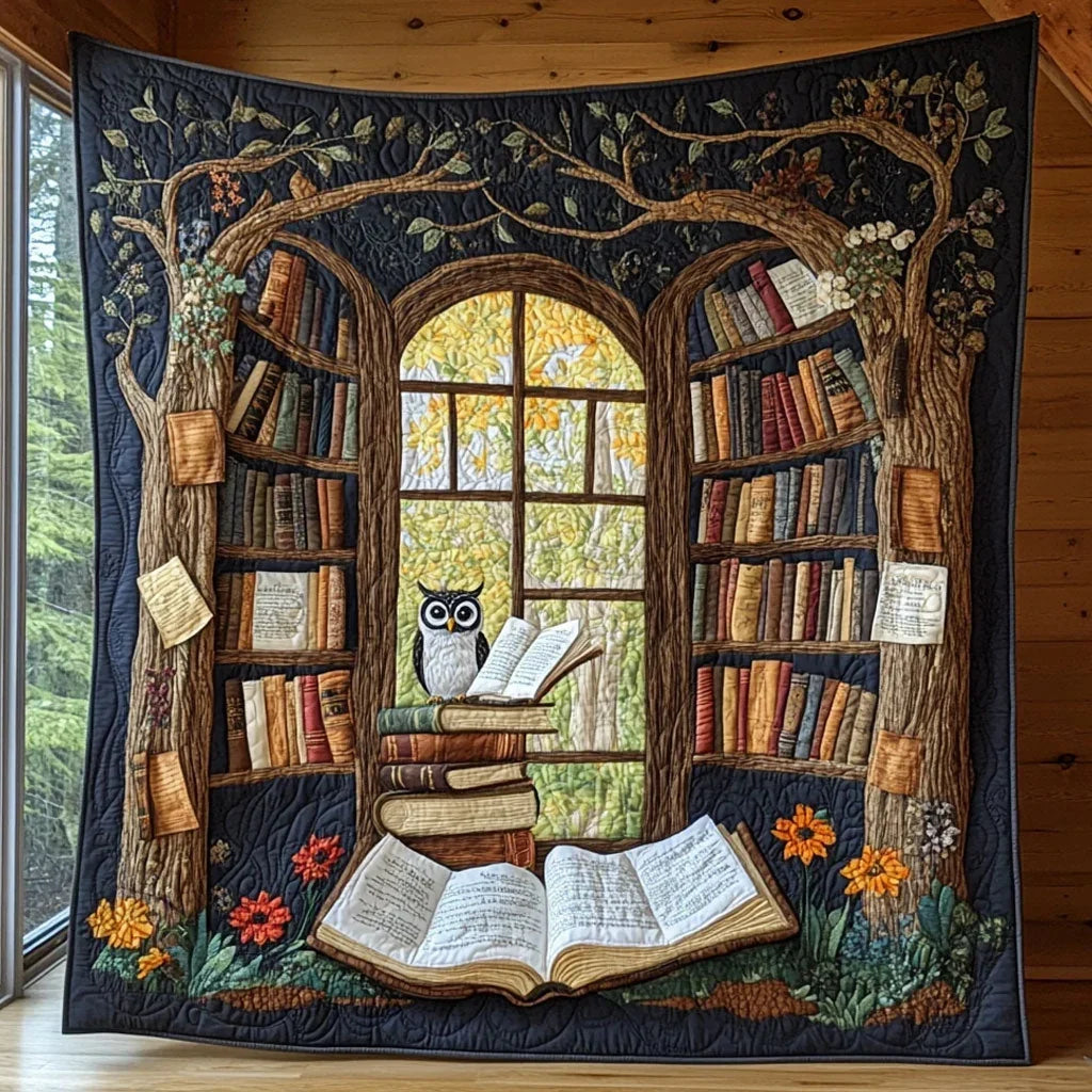 Beyond The Window Quilt Blanket