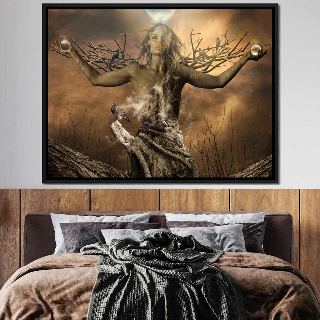 Tree Shaman Canvas Wall Art