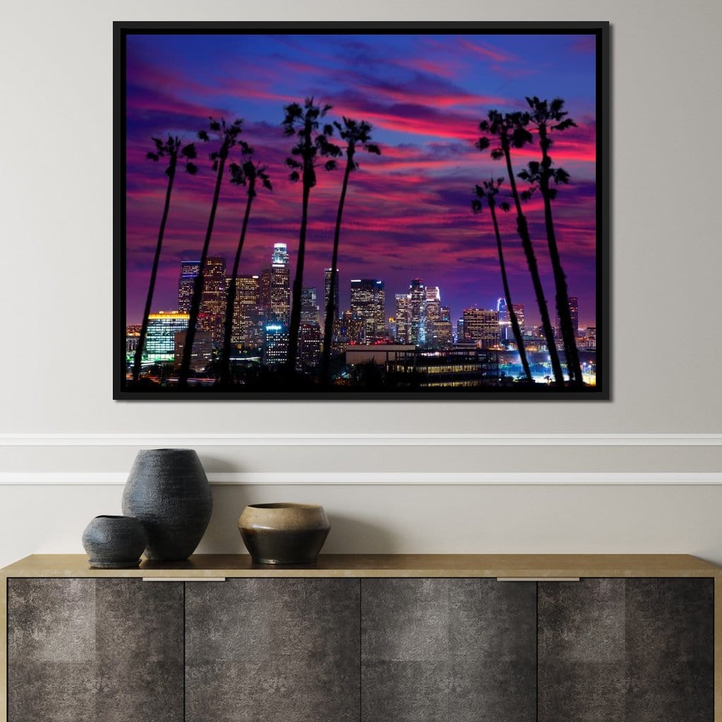 Downtown LA Canvas Wall Art