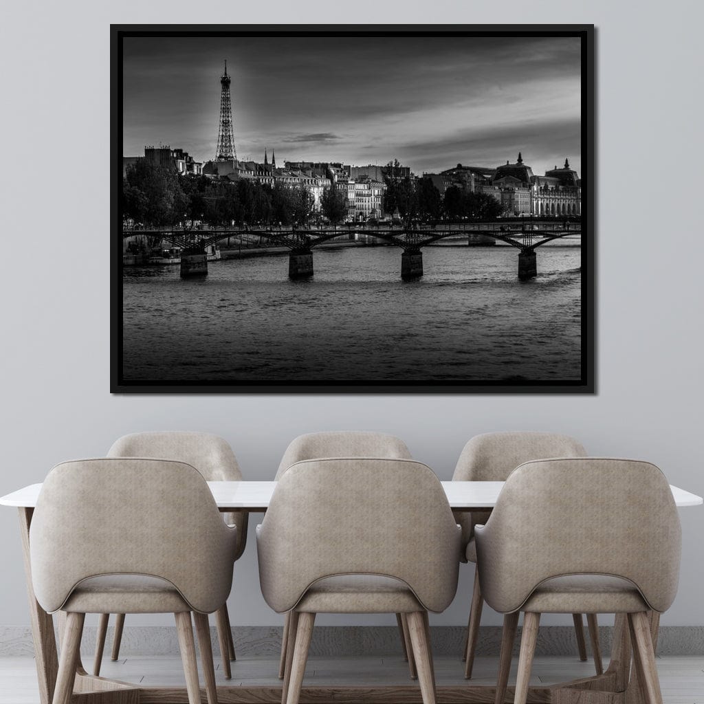 Paris in Black & White 7 Canvas Wall Art