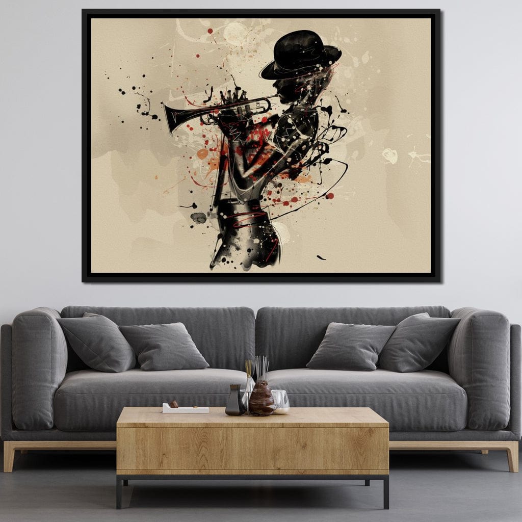 Trumpeter Canvas Wall Art