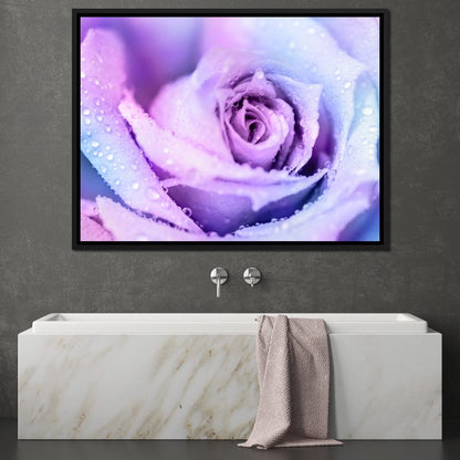 Winter Rose Canvas Wall Art