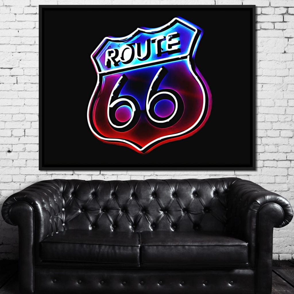 Route 66 Canvas Wall Art