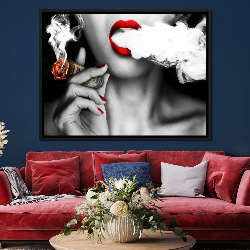 Hustle Never Sleeps Canvas Wall Art