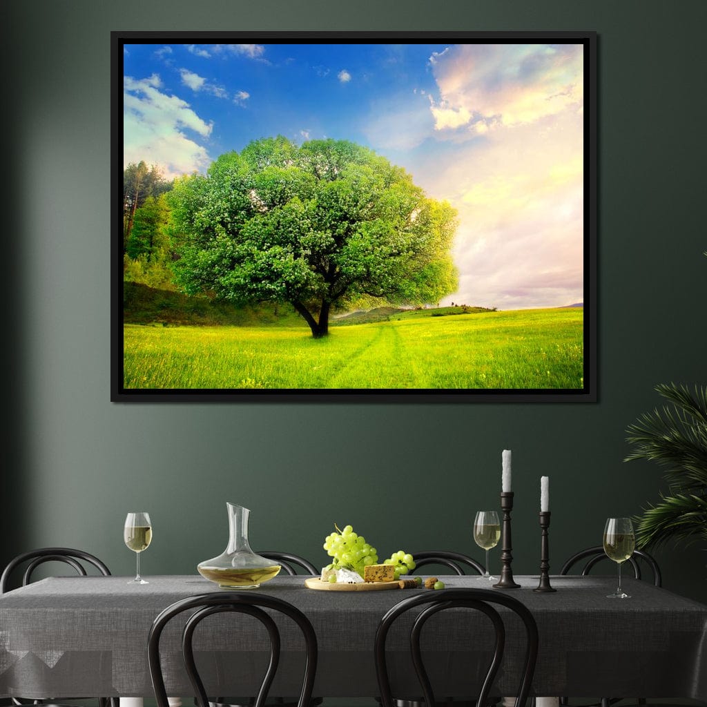Spring Prairie Canvas Wall Art
