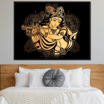 Hare Krishna Canvas Wall Art
