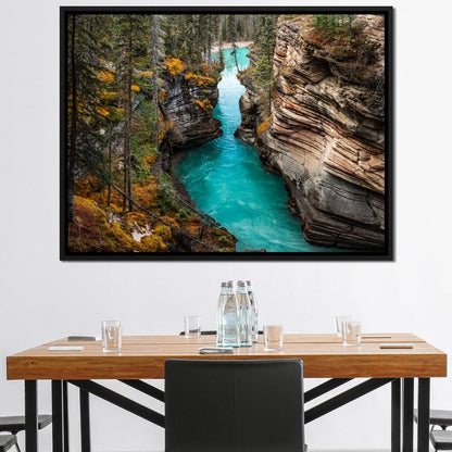 Athabasca Falls Canvas Wall Art