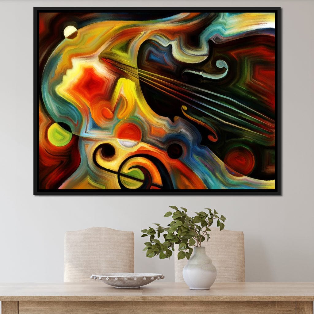 Violin Mind Canvas Wall Art