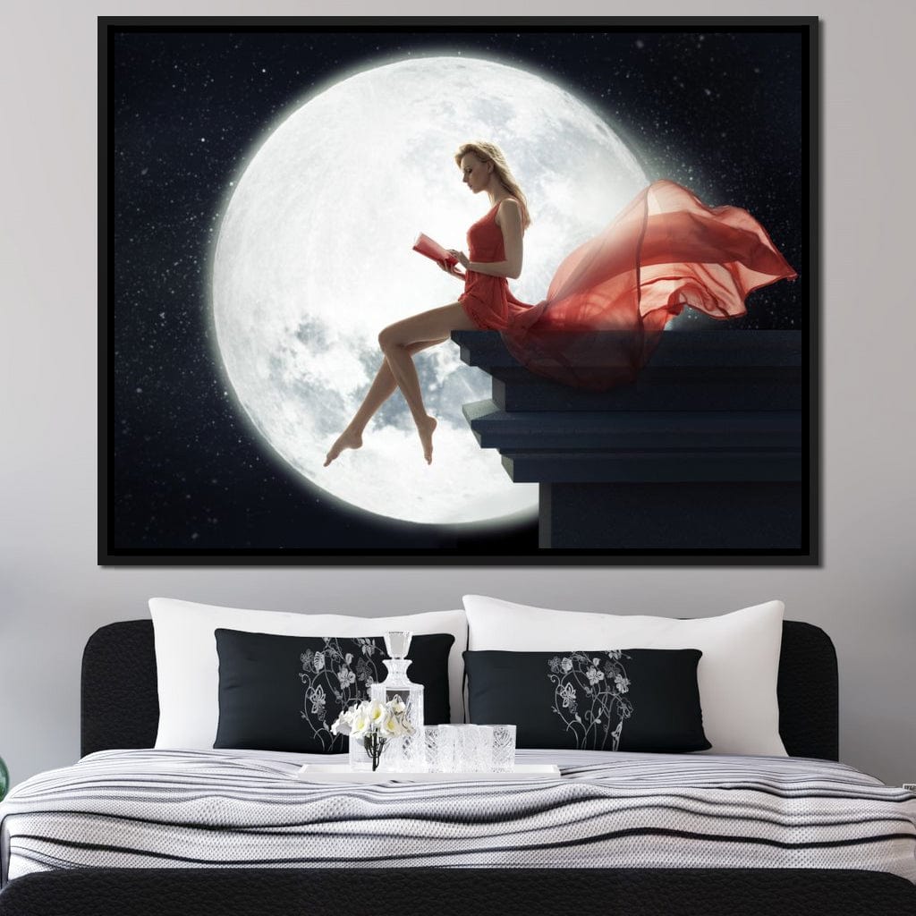 Moon Dreamer Canvas Wall Art