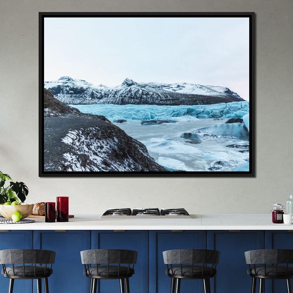 Svinafellsjokull Glacier Canvas Wall Art