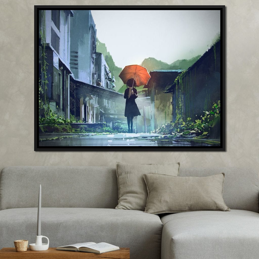 Abandoned Streets Canvas Wall Art