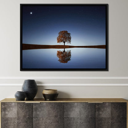Tree Reflection Canvas Wall Art
