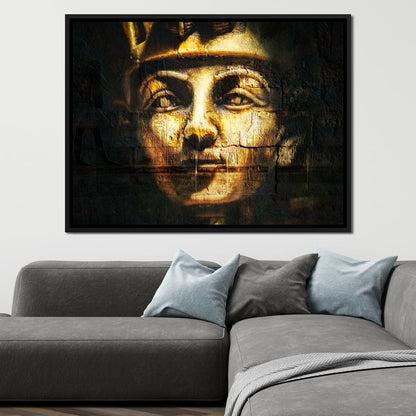 Pharaoh Tutankhamun Canvas Wall Art