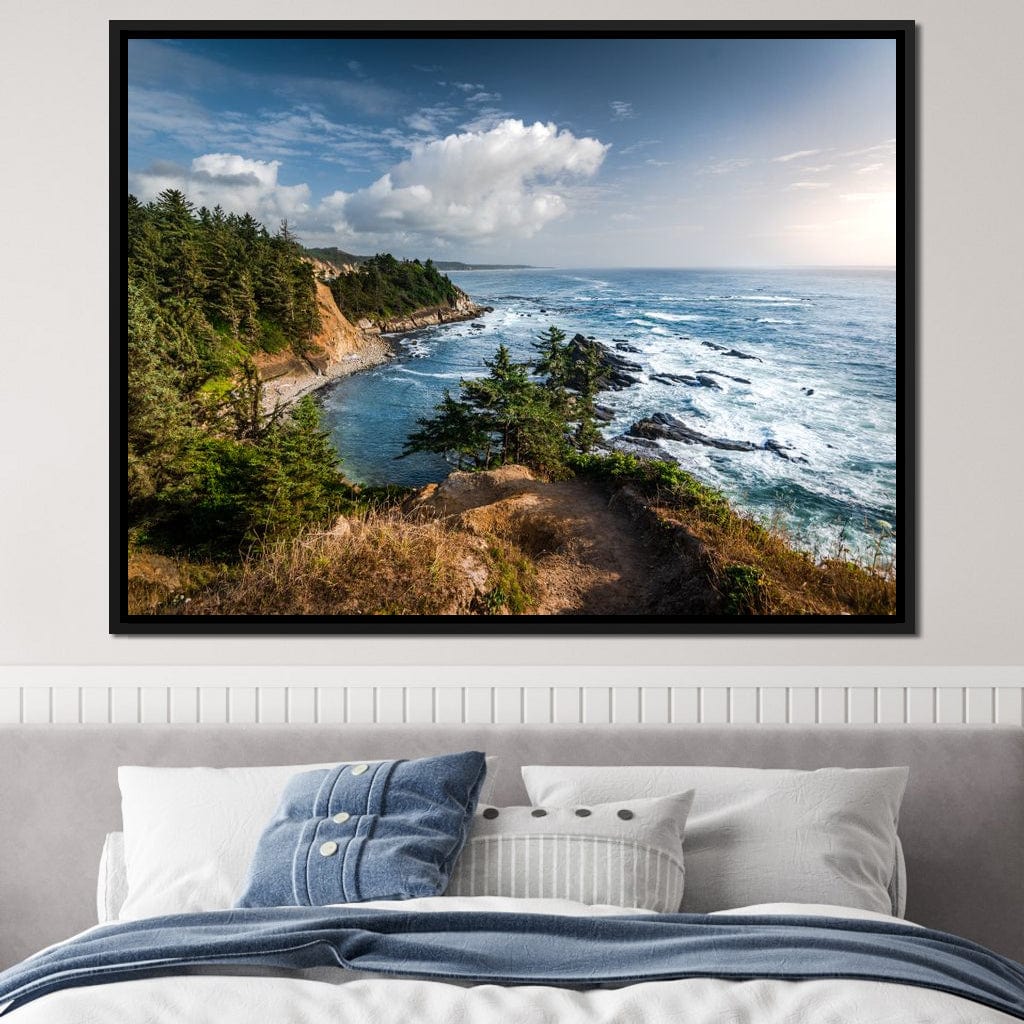 Blue Coast Canvas Wall Art