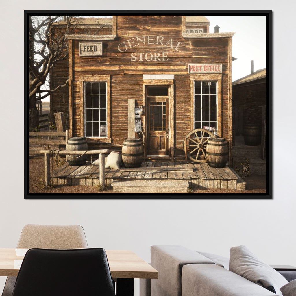 General Store Canvas Wall Art