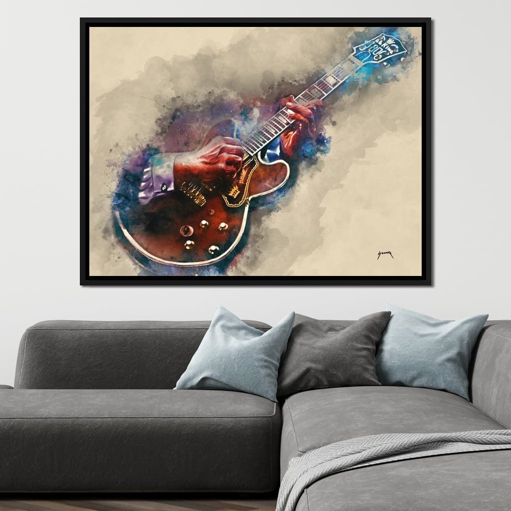 BB King's Guitar Canvas Wall Art