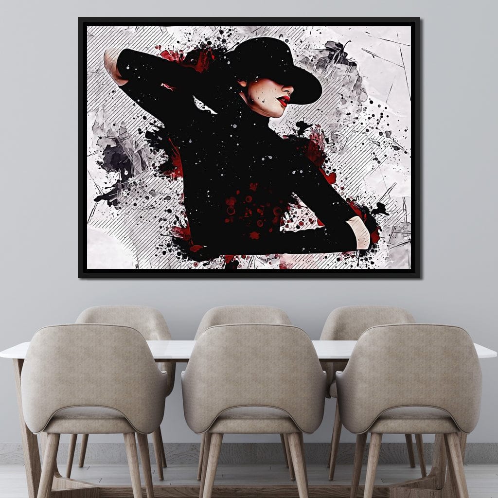 Feminine Elegance Canvas Wall Art