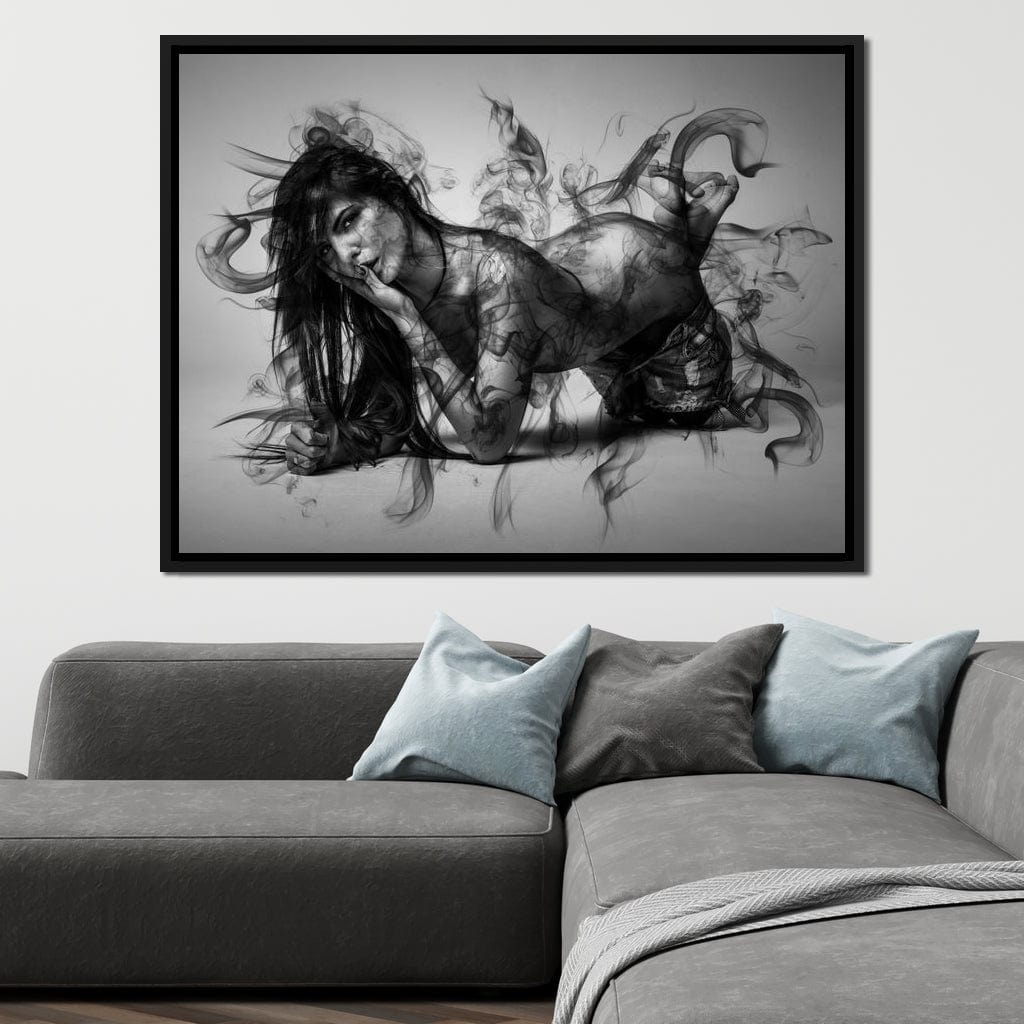 The Smoke Collection 09 Canvas Wall Art