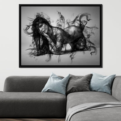 The Smoke Collection 09 Canvas Wall Art