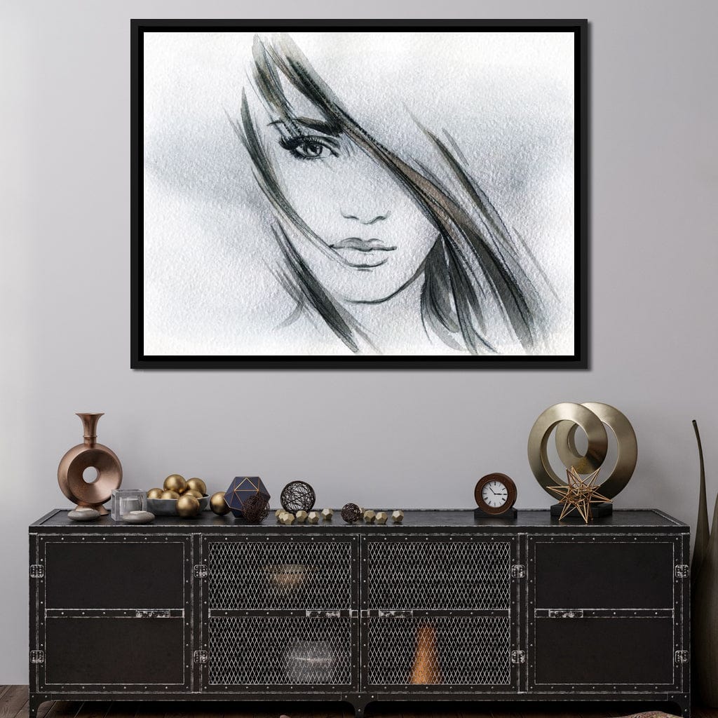 Fanny Portrait Canvas Wall Art