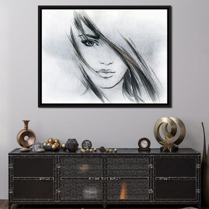 Fanny Portrait Canvas Wall Art