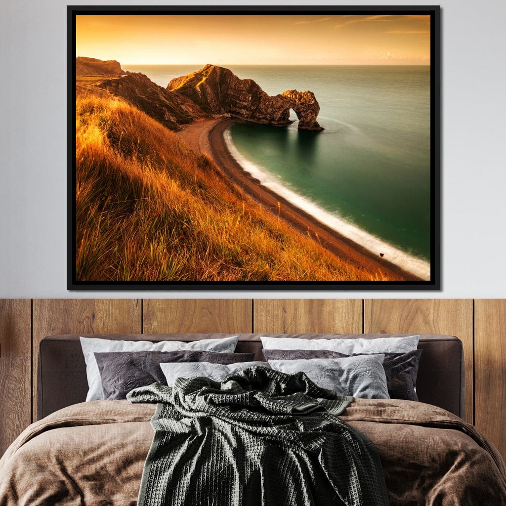 Sunset Beach Canvas Wall Art