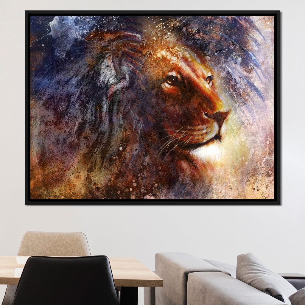 Glory Lion Canvas Wall Art