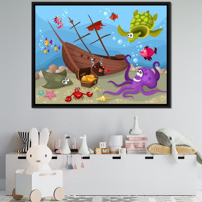 Sunken Treasure Canvas Wall Art