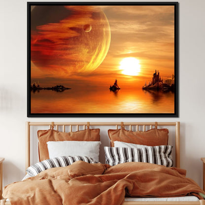 Otherworldly Scenery Canvas Wall Art