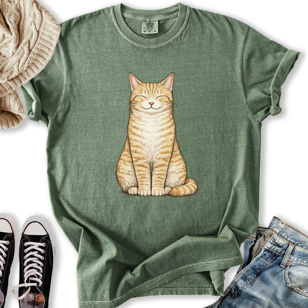 Smiling Cream Tabby Relaxed Tee