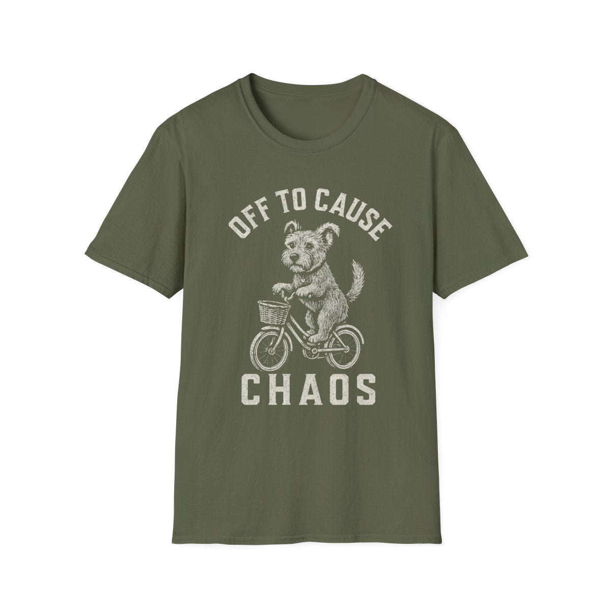 Bicycle Border Terrier Tee