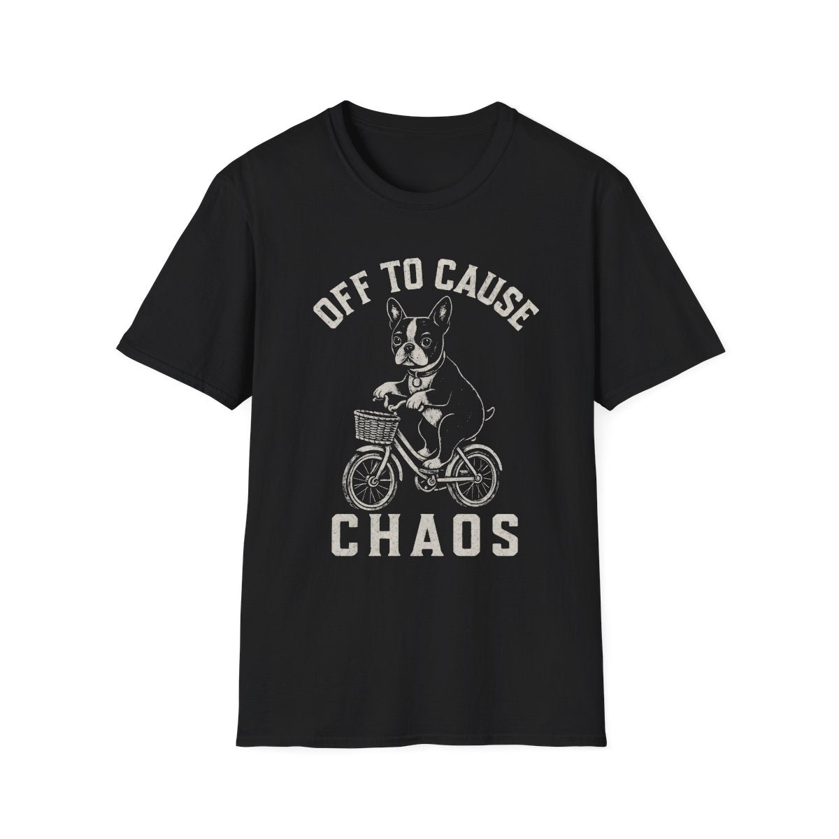 Bicycle Boston Terrier Tee