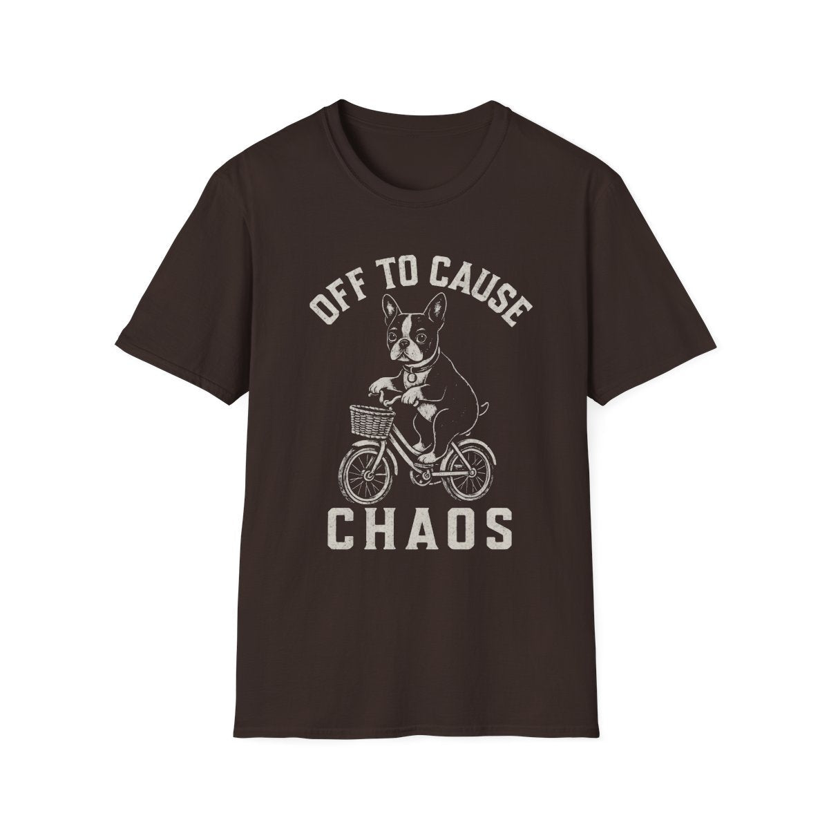 Bicycle Boston Terrier Tee