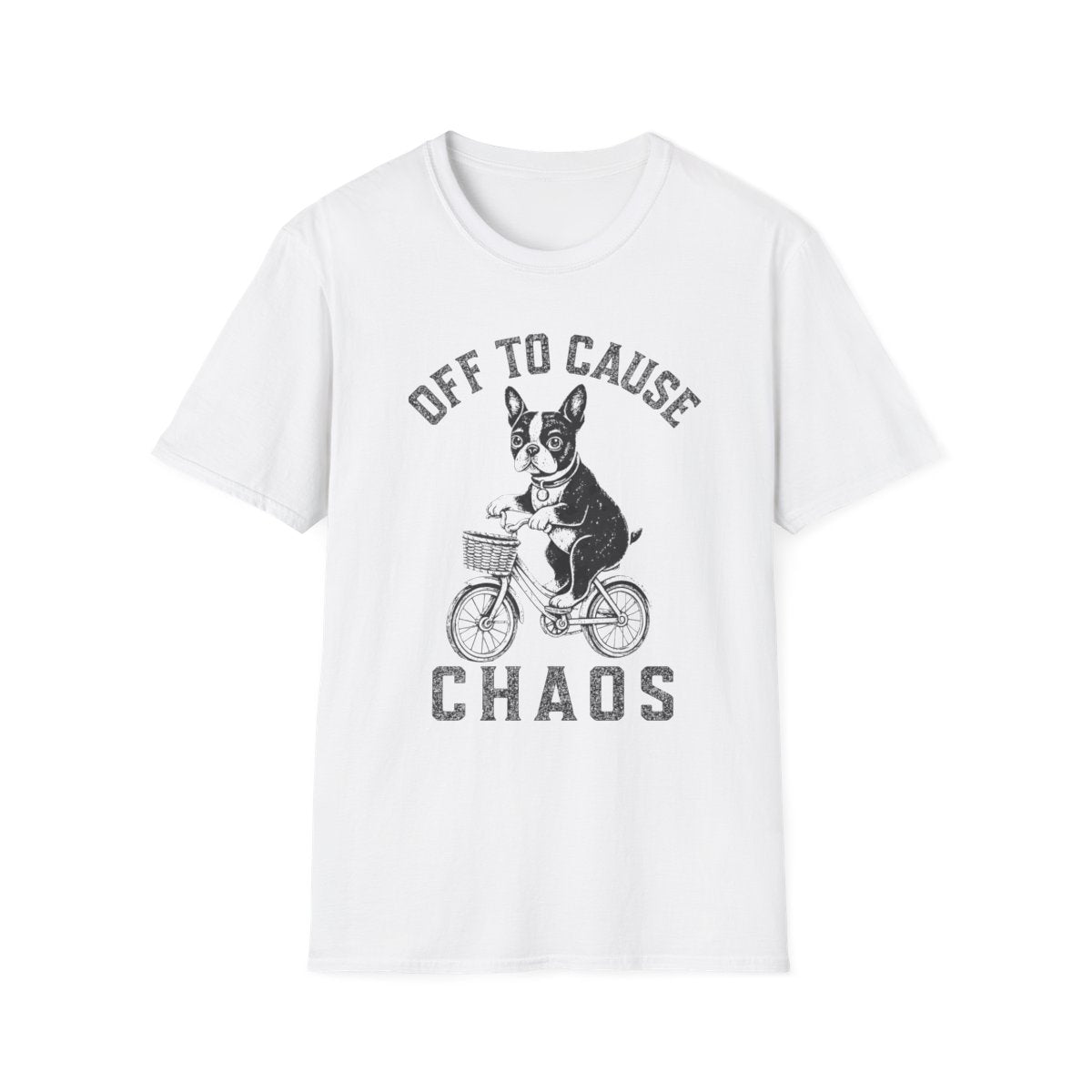 Bicycle Boston Terrier Tee