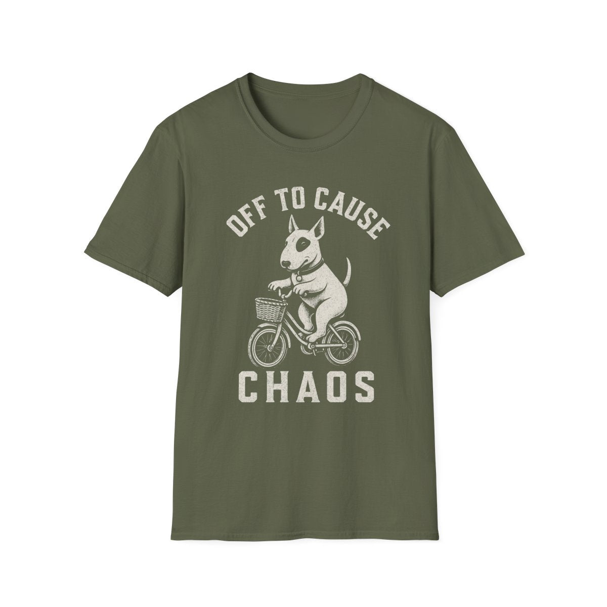 Bicycle Bull Terrier Tee