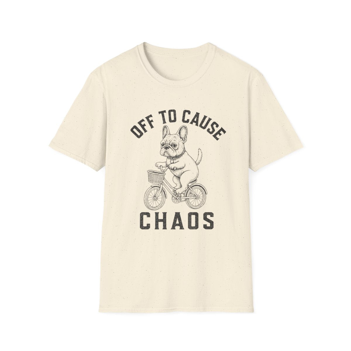 Bicycle French Bulldog Tee