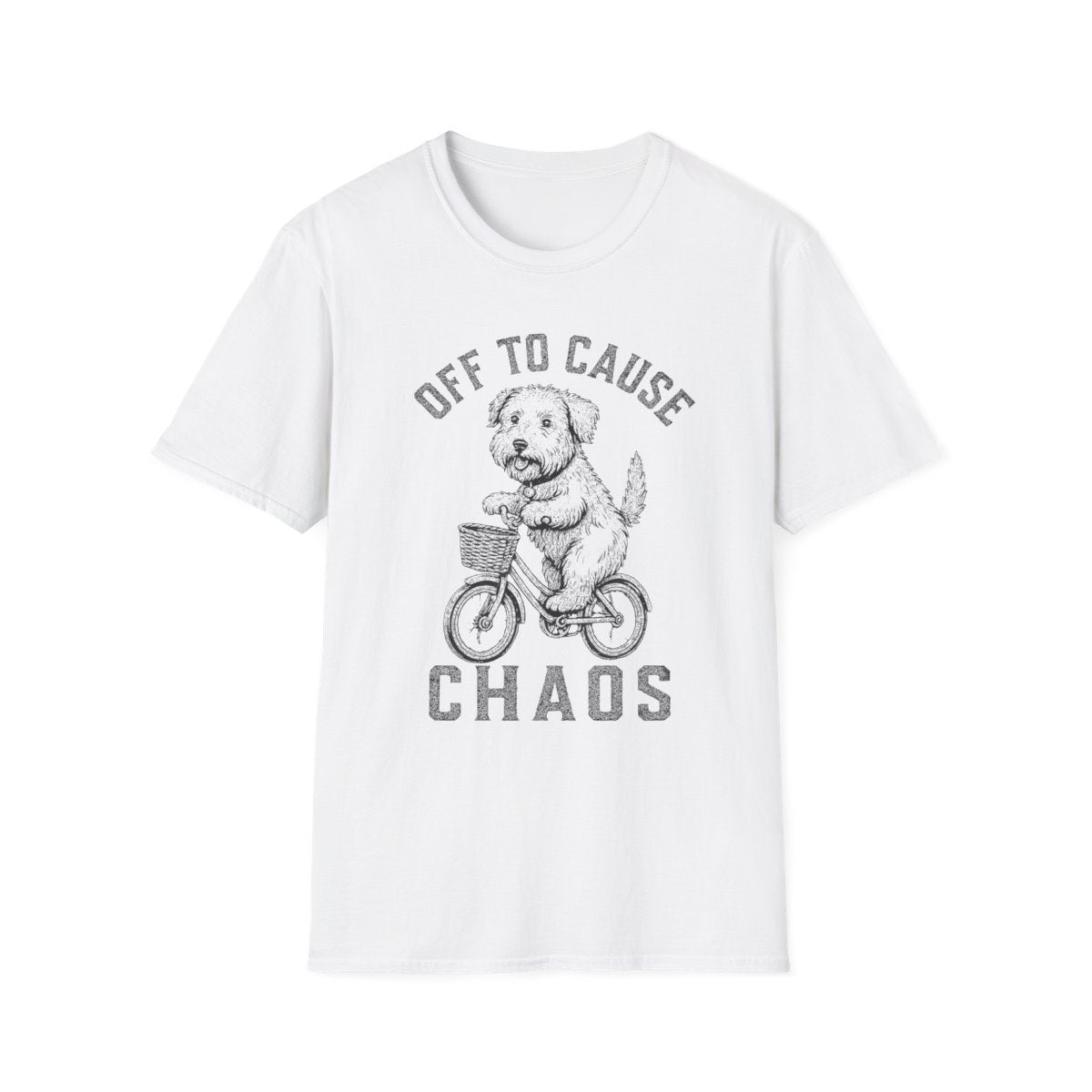 Bicycle Soft Coated Wheaten Terrier Tee