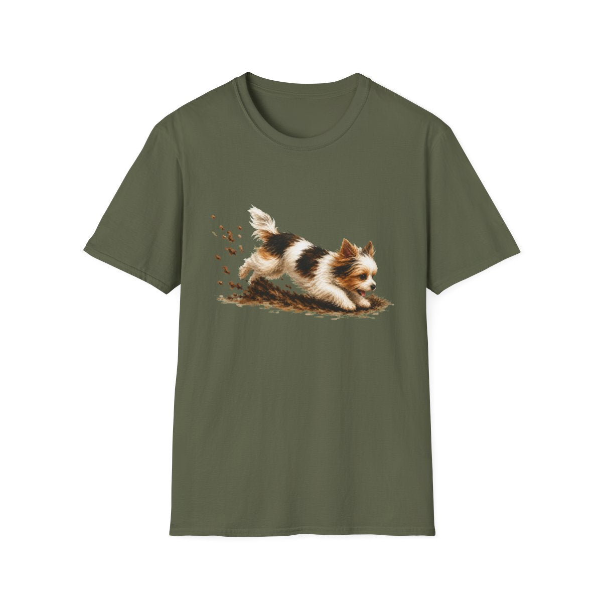 Biewer Terrier Excavating Mode On Tee