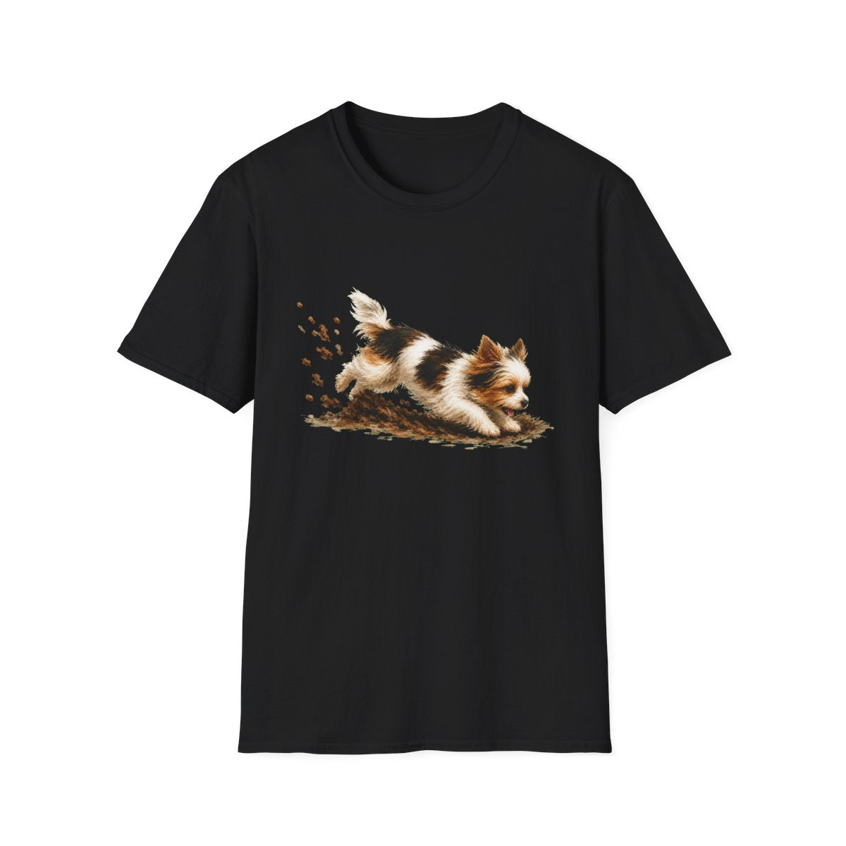 Biewer Terrier Excavating Mode On Tee