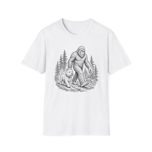 Bigfoot Buddy Westie Tee