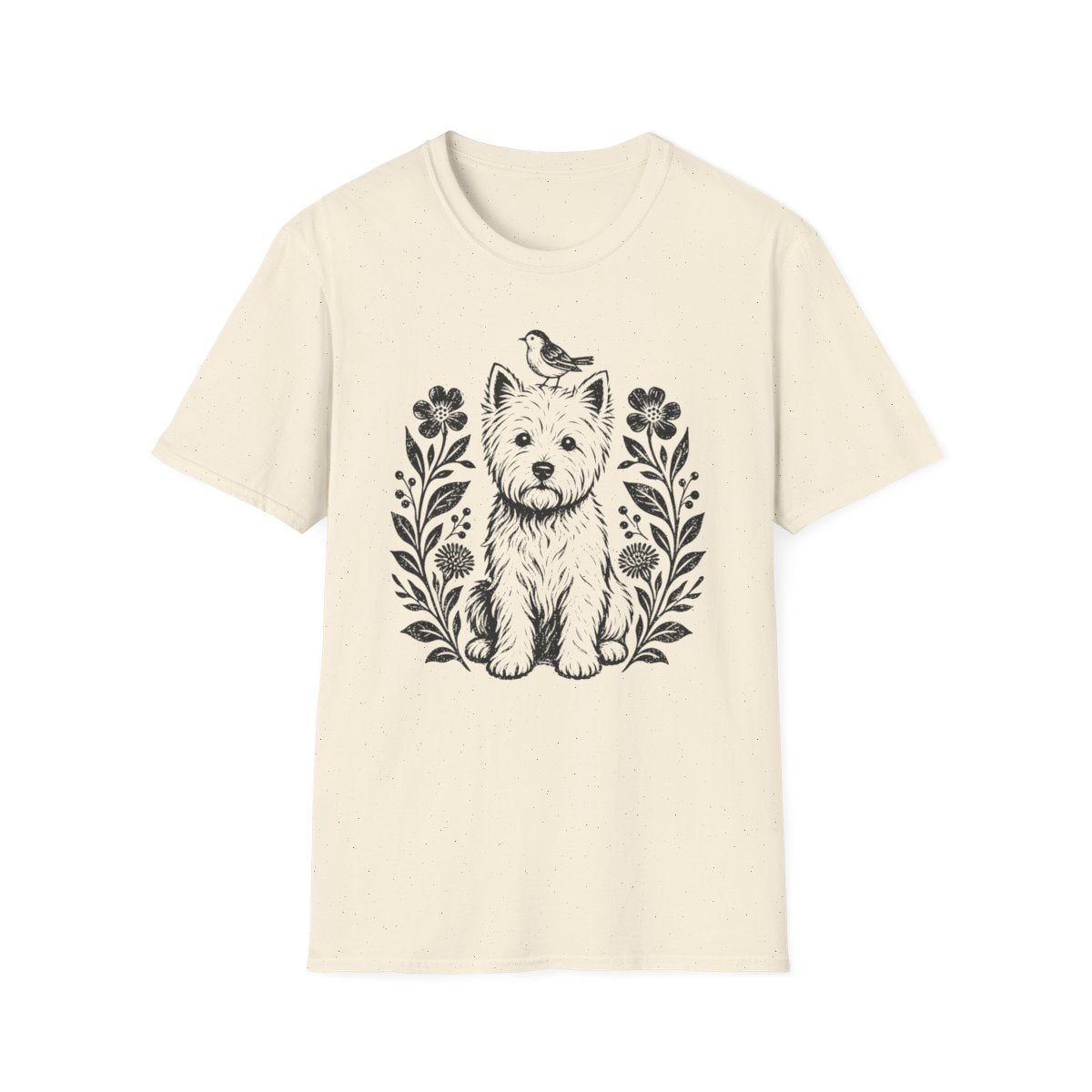 Bird On Head Westie Tee